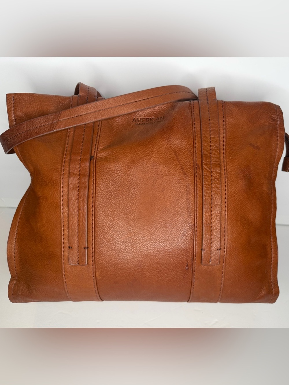 American Leather Co. Leather Tote Bag in Brown